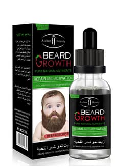 Huile de croissance pour barbe